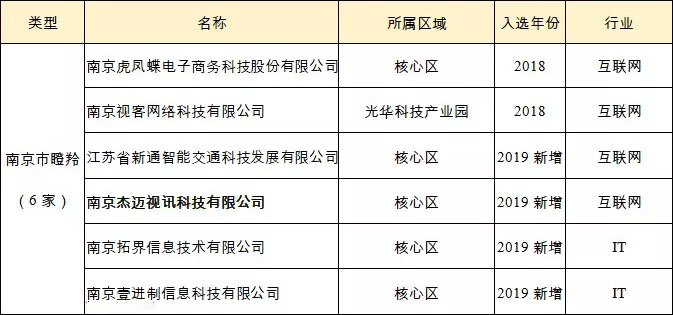 2019-06-20 喜报！杰迈视讯荣获2019年度南京市“瞪羚企业”称号.png